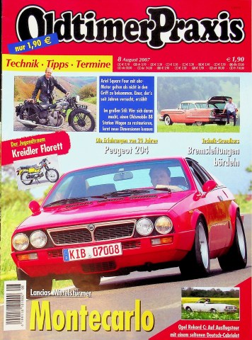 Deckblatt Oldtimer Praxis (08/2007)